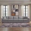 image:imageSignature Design by Ashley Modmax Contemporary Swivel Glider Recliner Manual Reclining Motion with Hidden Storage NextGen Nuvella Performance Fabric for Nurseries Light Gray 42 WSymmetrical