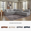 image:imageSignature Design by Ashley Modmax Contemporary Swivel Glider Recliner Manual Reclining Motion with Hidden Storage NextGen Nuvella Performance Fabric for Nurseries Light Gray 42 WRight Hand Facing