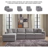 image:imageSignature Design by Ashley Modmax Contemporary Swivel Glider Recliner Manual Reclining Motion with Hidden Storage NextGen Nuvella Performance Fabric for Nurseries Light Gray 42 WLeft Hand Facing