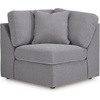 image:imageSignature Design by Ashley Modmax Contemporary Swivel Glider Recliner Manual Reclining Motion with Hidden Storage NextGen Nuvella Performance Fabric for Nurseries Light Gray 42 WRight U Shape