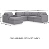 image:imageSignature Design by Ashley Modmax Contemporary Swivel Glider Recliner Manual Reclining Motion with Hidden Storage NextGen Nuvella Performance Fabric for Nurseries Light Gray 42 WLeft Hand Facing