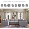 image:imageSignature Design by Ashley Modmax Contemporary Swivel Glider Recliner Manual Reclining Motion with Hidden Storage NextGen Nuvella Performance Fabric for Nurseries Light Gray 42 WU Shape