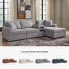image:imageSignature Design by Ashley Modmax Contemporary Swivel Glider Recliner Manual Reclining Motion with Hidden Storage NextGen Nuvella Performance Fabric for Nurseries Light Gray 42 WRight Hand Facing