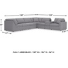 image:imageSignature Design by Ashley Modmax Contemporary Swivel Glider Recliner Manual Reclining Motion with Hidden Storage NextGen Nuvella Performance Fabric for Nurseries Light Gray 42 WRight Hand Facing