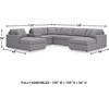 image:imageSignature Design by Ashley Modmax Contemporary Swivel Glider Recliner Manual Reclining Motion with Hidden Storage NextGen Nuvella Performance Fabric for Nurseries Light Gray 42 WU Shape