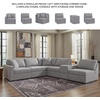 image:imageSignature Design by Ashley Modmax Contemporary Swivel Glider Recliner Manual Reclining Motion with Hidden Storage NextGen Nuvella Performance Fabric for Nurseries Light Gray 42 WRight Hand Facing