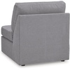 image:imageSignature Design by Ashley Modmax Contemporary Swivel Glider Recliner Manual Reclining Motion with Hidden Storage NextGen Nuvella Performance Fabric for Nurseries Light Gray 42 WSymmetrical