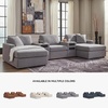 image:imageSignature Design by Ashley Modmax Contemporary Swivel Glider Recliner Manual Reclining Motion with Hidden Storage NextGen Nuvella Performance Fabric for Nurseries Light Gray 42 WSymmetrical