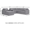 image:imageSignature Design by Ashley Modmax Contemporary Swivel Glider Recliner Manual Reclining Motion with Hidden Storage NextGen Nuvella Performance Fabric for Nurseries Light Gray 42 WLeft Hand Facing