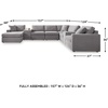 image:imageSignature Design by Ashley Modmax Contemporary Swivel Glider Recliner Manual Reclining Motion with Hidden Storage NextGen Nuvella Performance Fabric for Nurseries Light Gray 42 WLeft Hand Facing