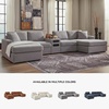 image:imageSignature Design by Ashley Modmax Contemporary Swivel Glider Recliner Manual Reclining Motion with Hidden Storage NextGen Nuvella Performance Fabric for Nurseries Light Gray 42 WSymmetrical