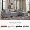 image:imageSignature Design by Ashley Modmax Contemporary Swivel Glider Recliner Manual Reclining Motion with Hidden Storage NextGen Nuvella Performance Fabric for Nurseries Light Gray 42 WRight Hand Facing
