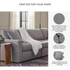 image:imageSignature Design by Ashley Modmax Contemporary Swivel Glider Recliner Manual Reclining Motion with Hidden Storage NextGen Nuvella Performance Fabric for Nurseries Light Gray 42 WRight Hand Facing