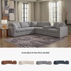 image:imageSignature Design by Ashley Modmax Contemporary Swivel Glider Recliner Manual Reclining Motion with Hidden Storage NextGen Nuvella Performance Fabric for Nurseries Light Gray 42 WRight Hand Facing