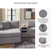 image:imageSignature Design by Ashley Modmax Contemporary Swivel Glider Recliner Manual Reclining Motion with Hidden Storage NextGen Nuvella Performance Fabric for Nurseries Light Gray 42 WLeft Hand Facing