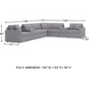 image:imageSignature Design by Ashley Modmax Contemporary Swivel Glider Recliner Manual Reclining Motion with Hidden Storage NextGen Nuvella Performance Fabric for Nurseries Light Gray 42 WRight Hand Facing