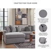 image:imageSignature Design by Ashley Modmax Contemporary Swivel Glider Recliner Manual Reclining Motion with Hidden Storage NextGen Nuvella Performance Fabric for Nurseries Light Gray 42 WLeft Hand Facing