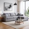 image:imageSignature Design by Ashley Modmax Contemporary Swivel Glider Recliner Manual Reclining Motion with Hidden Storage NextGen Nuvella Performance Fabric for Nurseries Light Gray 42 WRight Hand Facing