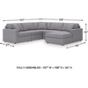 image:imageSignature Design by Ashley Modmax Contemporary Swivel Glider Recliner Manual Reclining Motion with Hidden Storage NextGen Nuvella Performance Fabric for Nurseries Light Gray 42 WRight Hand Facing
