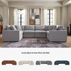 image:imageSignature Design by Ashley Modmax Contemporary Swivel Glider Recliner Manual Reclining Motion with Hidden Storage NextGen Nuvella Performance Fabric for Nurseries Light Gray 42 WU Shape