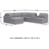 image:imageSignature Design by Ashley Modmax Contemporary Swivel Glider Recliner Manual Reclining Motion with Hidden Storage NextGen Nuvella Performance Fabric for Nurseries Light Gray 42 WLeft Hand Facing