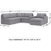 image:imageSignature Design by Ashley Modmax Contemporary Swivel Glider Recliner Manual Reclining Motion with Hidden Storage NextGen Nuvella Performance Fabric for Nurseries Light Gray 42 WRight Hand Facing