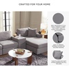image:imageSignature Design by Ashley Modmax Contemporary Swivel Glider Recliner Manual Reclining Motion with Hidden Storage NextGen Nuvella Performance Fabric for Nurseries Light Gray 42 WRight Hand Facing
