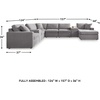 image:imageSignature Design by Ashley Modmax Contemporary Swivel Glider Recliner Manual Reclining Motion with Hidden Storage NextGen Nuvella Performance Fabric for Nurseries Light Gray 42 WRight Hand Facing