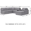 image:imageSignature Design by Ashley Modmax Contemporary Swivel Glider Recliner Manual Reclining Motion with Hidden Storage NextGen Nuvella Performance Fabric for Nurseries Light Gray 42 WRight Hand Facing