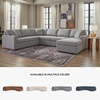 image:imageSignature Design by Ashley Modmax Contemporary Swivel Glider Recliner Manual Reclining Motion with Hidden Storage NextGen Nuvella Performance Fabric for Nurseries Light Gray 42 WRight U Shape