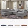 image:imageSignature Design by Ashley Modmax Contemporary Swivel Glider Recliner Manual Reclining Motion with Hidden Storage NextGen Nuvella Performance Fabric for Nurseries Light Gray 42 WRight Hand Facing
