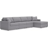 image:imageSignature Design by Ashley Modmax Contemporary Swivel Glider Recliner Manual Reclining Motion with Hidden Storage NextGen Nuvella Performance Fabric for Nurseries Light Gray 42 WRight Hand Facing