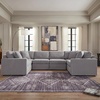image:imageSignature Design by Ashley Modmax Contemporary Swivel Glider Recliner Manual Reclining Motion with Hidden Storage NextGen Nuvella Performance Fabric for Nurseries Light Gray 42 WU Shape