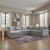 image:imageSignature Design by Ashley Modmax Contemporary Swivel Glider Recliner Manual Reclining Motion with Hidden Storage NextGen Nuvella Performance Fabric for Nurseries Light Gray 42 WLeft U Shape