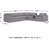 image:imageSignature Design by Ashley Modmax Contemporary Swivel Glider Recliner Manual Reclining Motion with Hidden Storage NextGen Nuvella Performance Fabric for Nurseries Light Gray 42 WL Shape