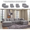 image:imageSignature Design by Ashley Modmax Contemporary Swivel Glider Recliner Manual Reclining Motion with Hidden Storage NextGen Nuvella Performance Fabric for Nurseries Light Gray 42 WSymmetrical