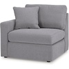 image:imageSignature Design by Ashley Modmax Contemporary Swivel Glider Recliner Manual Reclining Motion with Hidden Storage NextGen Nuvella Performance Fabric for Nurseries Light Gray 42 WSymmetrical