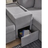 image:imageSignature Design by Ashley Modmax Contemporary Swivel Glider Recliner Manual Reclining Motion with Hidden Storage NextGen Nuvella Performance Fabric for Nurseries Light Gray 42 WRight Hand Facing