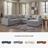 image:imageSignature Design by Ashley Modmax Contemporary Swivel Glider Recliner Manual Reclining Motion with Hidden Storage NextGen Nuvella Performance Fabric for Nurseries Light Gray 42 WRight Hand Facing