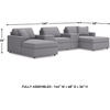 image:imageSignature Design by Ashley Modmax Contemporary Swivel Glider Recliner Manual Reclining Motion with Hidden Storage NextGen Nuvella Performance Fabric for Nurseries Light Gray 42 WSymmetrical