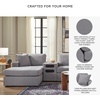 image:imageSignature Design by Ashley Modmax Contemporary Swivel Glider Recliner Manual Reclining Motion with Hidden Storage NextGen Nuvella Performance Fabric for Nurseries Light Gray 42 WLeft Hand Facing