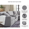 image:imageSignature Design by Ashley Modmax Contemporary Swivel Glider Recliner Manual Reclining Motion with Hidden Storage NextGen Nuvella Performance Fabric for Nurseries Light Gray 42 WRight Hand Facing