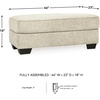 image:imageSignature Design by Ashley Monaghan Comfy Oversized Accent Chair SandstoneOttoman