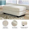 image:imageSignature Design by Ashley Monaghan Comfy Oversized Accent Chair SandstoneOttoman
