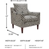 image:imageSignature Design by Ashley NextGen Nuvella Pattern Accent Chair