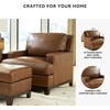 image:imageSignature Design by Ashley Oversized Brown Leather Accent Chair AmberChair