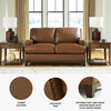 image:imageSignature Design by Ashley Oversized Brown Leather Accent Chair AmberLoveseat