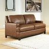 image:imageSignature Design by Ashley Oversized Brown Leather Accent Chair AmberLoveseat