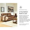 image:imageSignature Design by Ashley Oversized Brown Leather Accent Chair AmberLoveseat