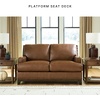 image:imageSignature Design by Ashley Oversized Brown Leather Accent Chair AmberLoveseat